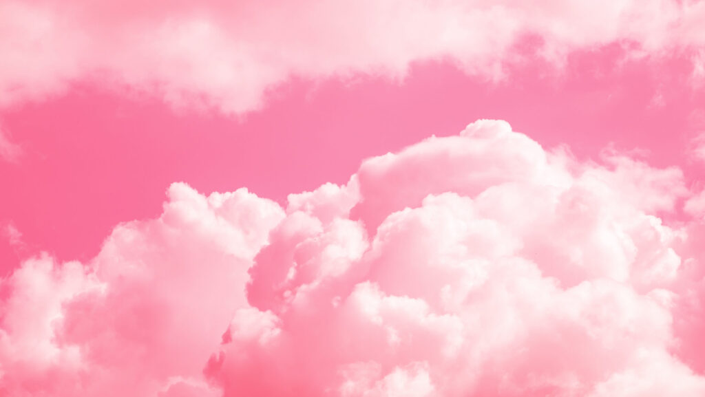 Pink clouds represent the pink cloud syndrome, which is a state of mind in which a person feels elation and joy after detoxing from additive drugs.